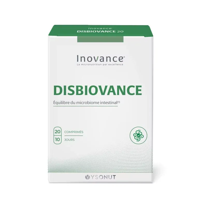 Inovance Disbiovance 20 comprimés - Univers Pharmacie