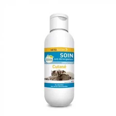 Vetoform Lait Anti-démangeaisons Chat & Chien 125ml - Univers Pharmacie