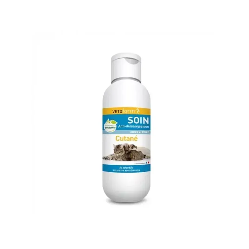 Vetoform Lait Anti-démangeaisons Chat & Chien 125ml - Univers Pharmacie