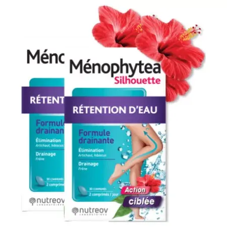 Ménophytea Silhouette Rétention d'Eau 2X30 comprimés - Univers Pharmacie