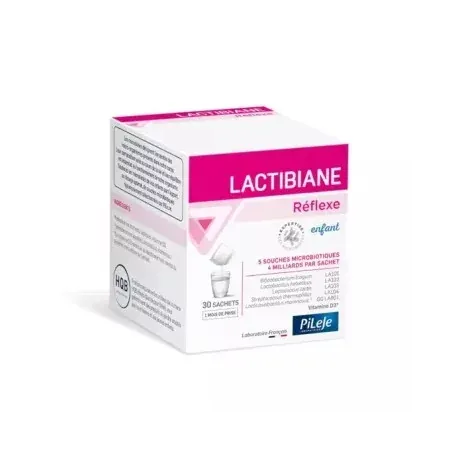 PiLeJe Lactibiane Réflexe Enfant 30 sachets - Univers Pharmacie