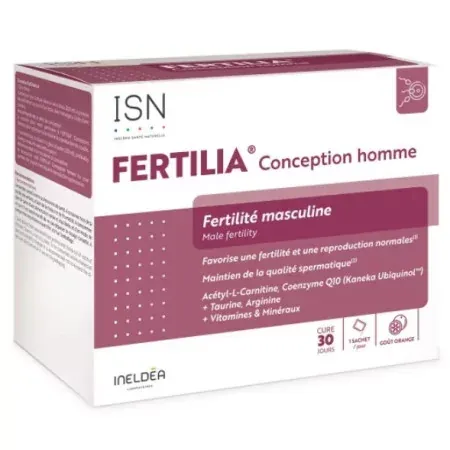ISN Fertilia Conception Homme 30 sachets - Univers Pharmacie