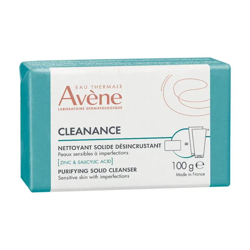 Avène Cleanance Nettoyant Solide Désincrustant 100g - Univers Pharmacie