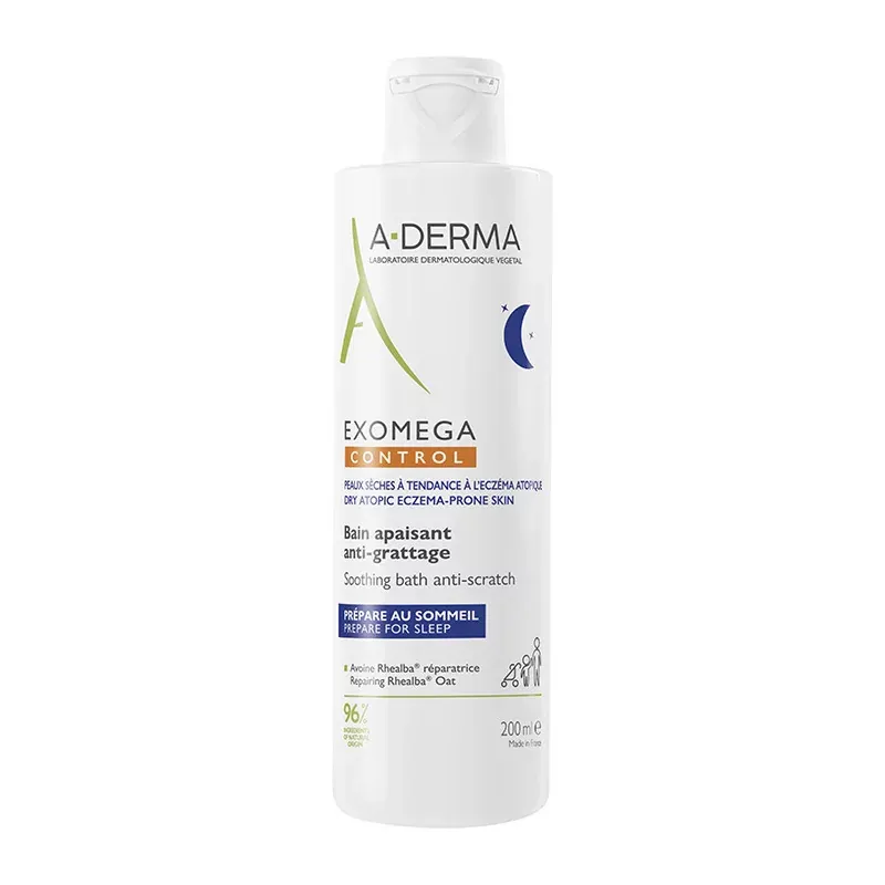 A-Derma Exomega Control Bain Apaisant 200ml - Univers Pharmacie A-Derma Exomega Control Bain Apaisant 200ml - Univers Pharmacie