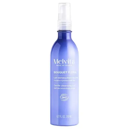 Melvita Bouquet Floral Lait Démaquillant Douceur 200ml - Univers Pharmacie