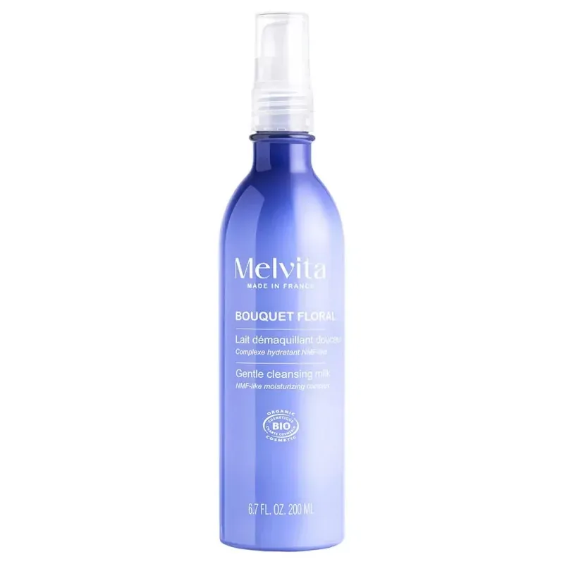 Melvita Bouquet Floral Lait Démaquillant Douceur 200ml - Univers Pharmacie