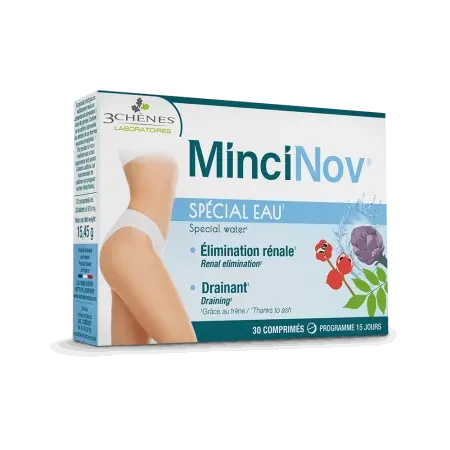 MinciNov Spécial Eau 30 comprimés - Univers Pharmacie