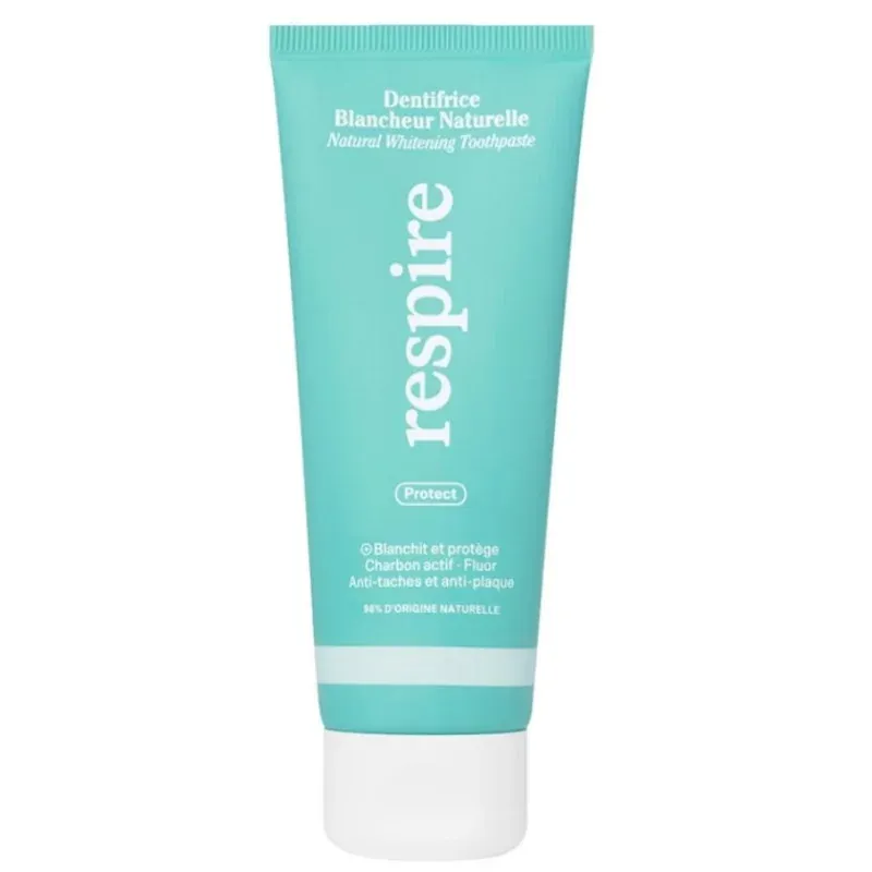 Respire Dentifrice Blancheur Naturelle 75ml - Univers Pharmacie Respire Dentifrice Blancheur Naturelle 75ml - Univers Pharmacie