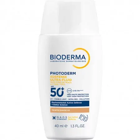 Bioderma Photoderm XDefense Ultra-Fluid SPF 50 Teinte 3 40ml - Univers Pharmacie