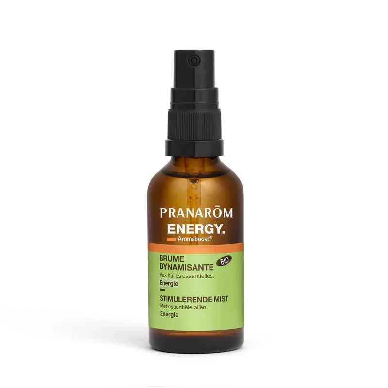 Pranarôm Aromaboost Energy Brume Dynamisante Bio 50ml - Univers Pharmacie