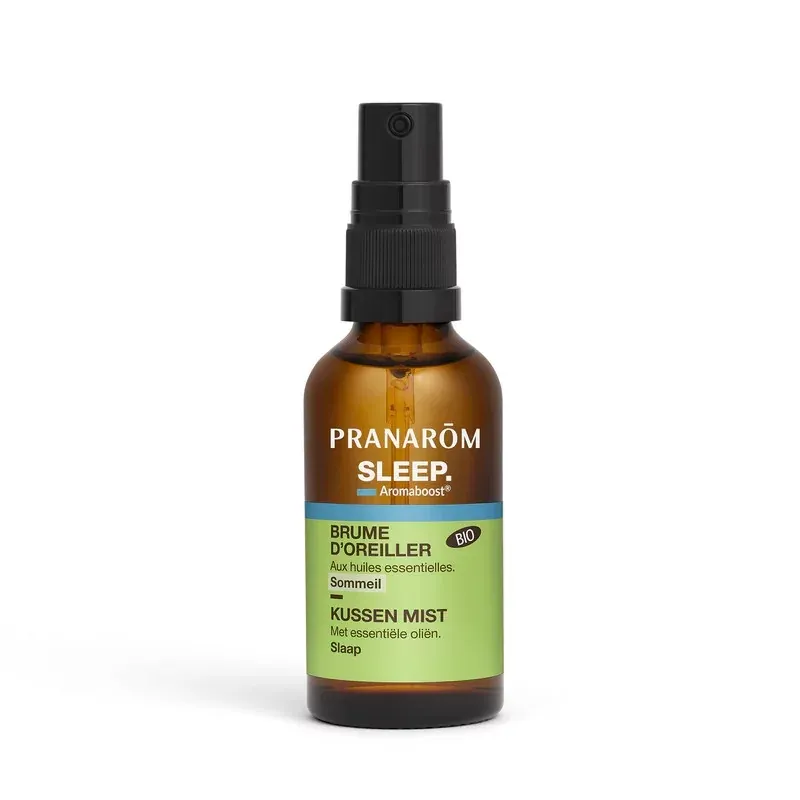 Pranarôm Aromaboost Sleep Brume d'Oreiller Bio 50ml - Univers Pharmacie Pranarôm Aromaboost Sleep Brume d'Oreiller Bio 50ml - Univers Pharmacie