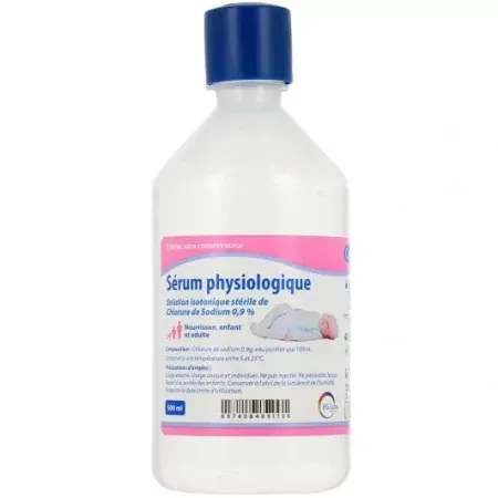 EG Labo Sérum Physiologique 500ml