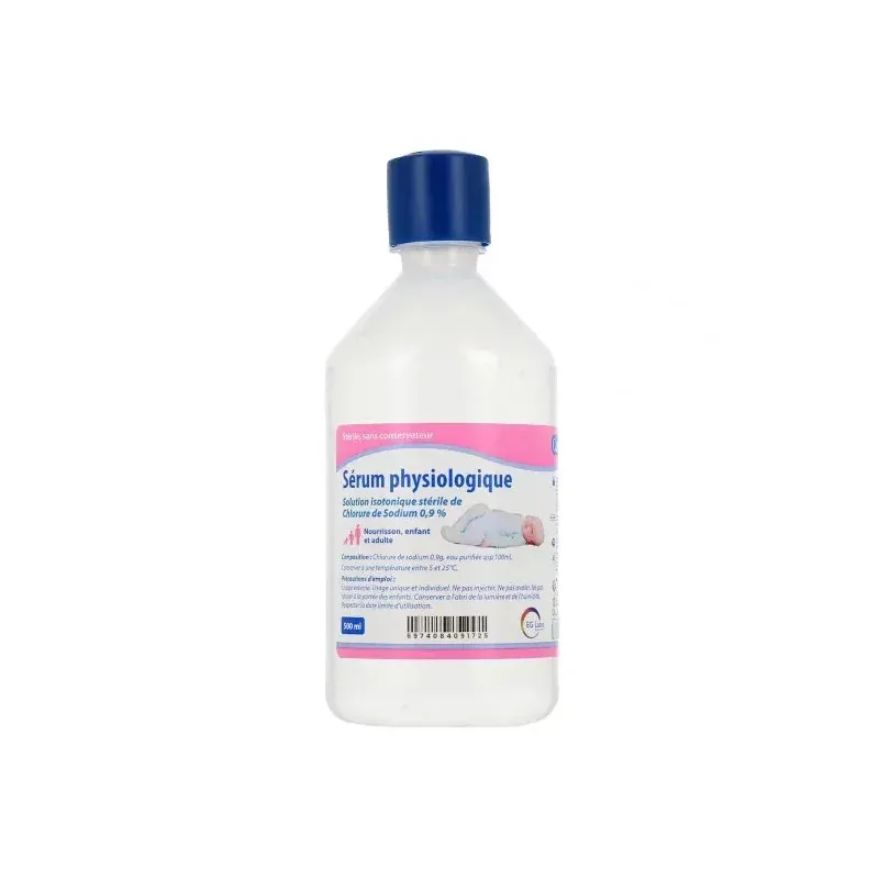 EG Labo Sérum Physiologique 500ml