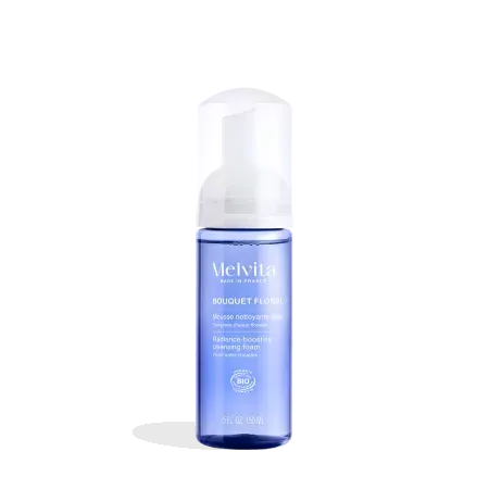 Melvita Bouquet Floral Mousse Nettoyante Éclat 150ml - Univers Pharmacie