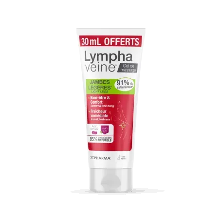 Lymphaveine Jambes Légères Gel de Massage 180ml - Univers Pharmacie