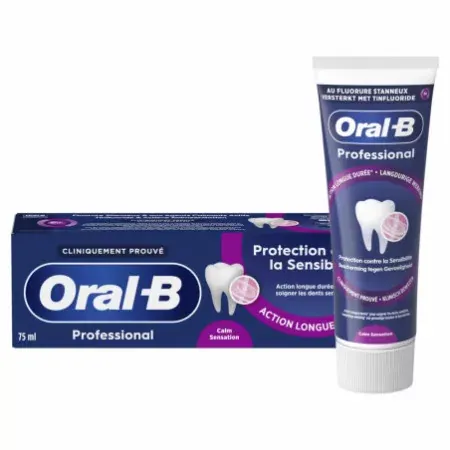 Oral-B Professional Dentifrice Protection Sensibilité 75ml - Univers Pharmacie