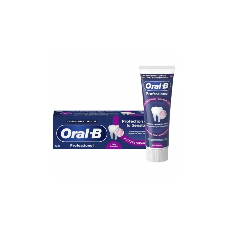 Oral-B Professional Dentifrice Protection Sensibilité 75ml - Univers Pharmacie Oral-B Professional Dentifrice Protection Sensibilité 75ml - Univers Pharmacie