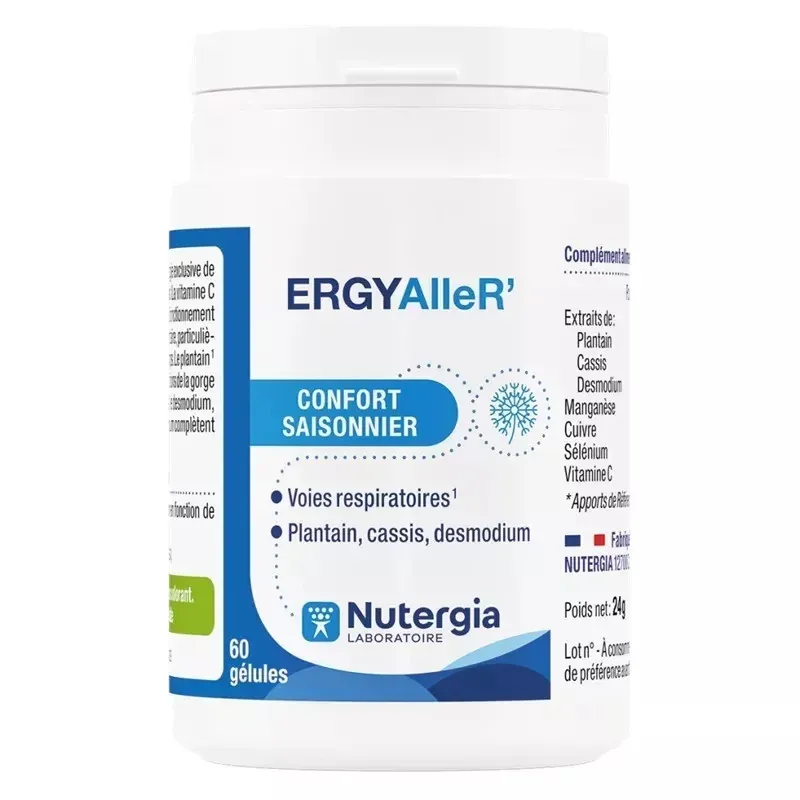 Nutergia ErgyAlleR' Confort Saisonnier 60 gélules - Univers Pharmacie