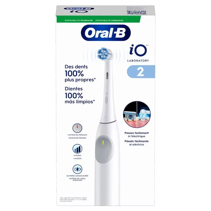 Oral-B iO Brosse à Dents Electrique Série 2 Blanc - Univers Pharmacie