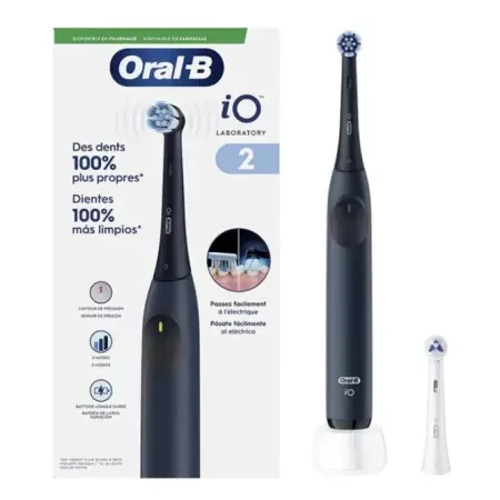 Oral-B iO Brosse à Dents Electrique Série 2 Bleu Nuit - Univers Pharmacie