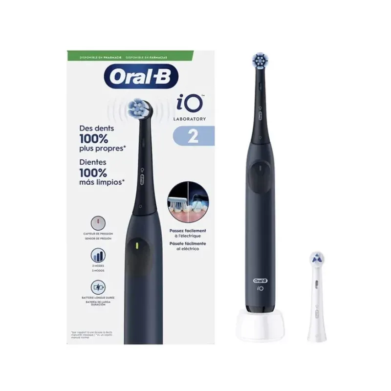 Oral-B iO Brosse à Dents Electrique Série 2 Bleu Nuit - Univers Pharmacie Oral-B iO Brosse à Dents Electrique Série 2 Bleu Nuit - Univers Pharmacie