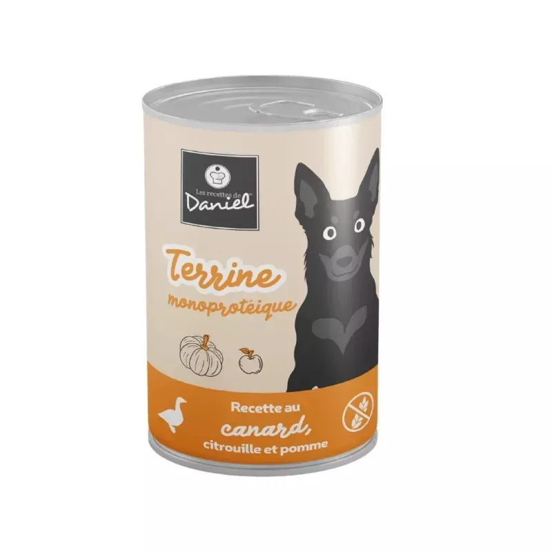 Les Recettes de Daniel Terrine Monoprotéique Canard 400g - Univers Pharmacie