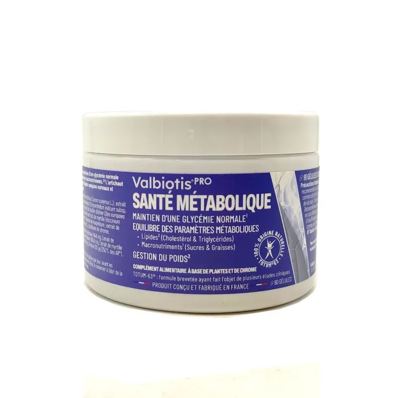 Valbiotis Pro Santé Métabolique 90 Gélules - Univers Pharmacie