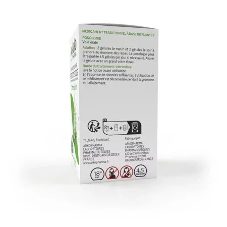 Arkopharma Arkogélules Orthosiphon 45 gélules boite de dos