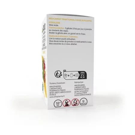 Arkopharma Arkogélules Busserole 45 gélules dos 1