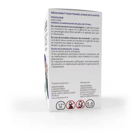 Arkopharma Arkogélules Valériane 150 gélules - sommeil nervosité