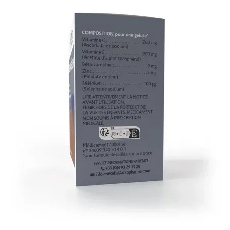 Arkopharma Bétasélen 200 gélules côté 1 Arkopharma Bétasélen 200 gélules côté 1