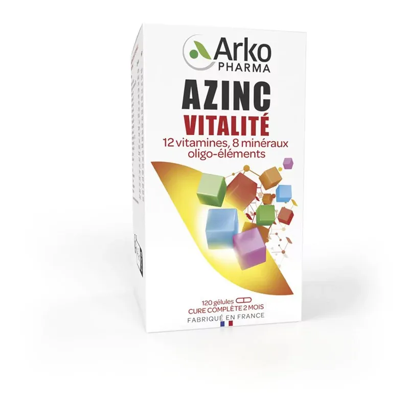 Arkopharma Azinc Vitalité 120 gélules - Univers Pharmacie