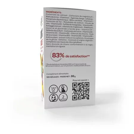 Arkopharma Azinc Vitalité 120 gélules - côté 2