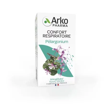 Arkopharma Arkogélules Pélargonium 45 gélules - Univers Pharmacie
