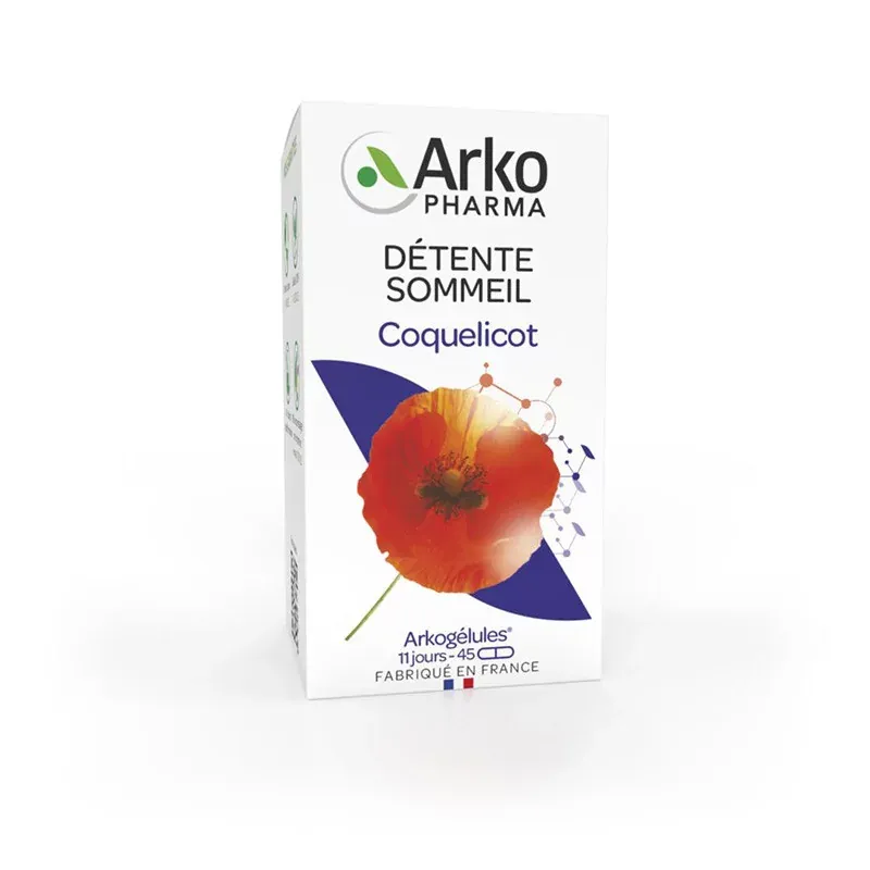 Arkopharma Arkogélules Coquelicot 45 gélules - Univers Pharmacie