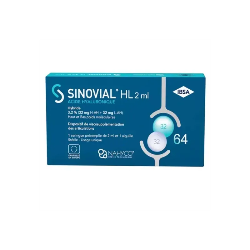 Sinovial HL 2ml 1 seringue - Univers Pharmacie Sinovial HL 2ml 1 seringue - Univers Pharmacie