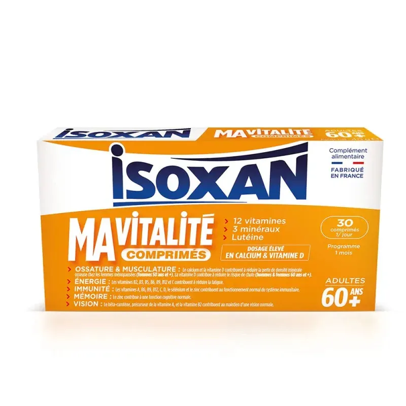 Isoxan Vitalité Senior 30 comprimés - Univers Pharmacie