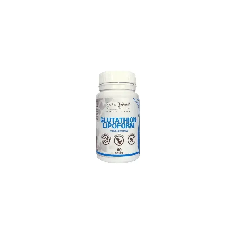 Euro Form Glutathion Lipoform 60 gélules - Univers Pharmacie Euro Form Glutathion Lipoform 60 gélules - Univers Pharmacie