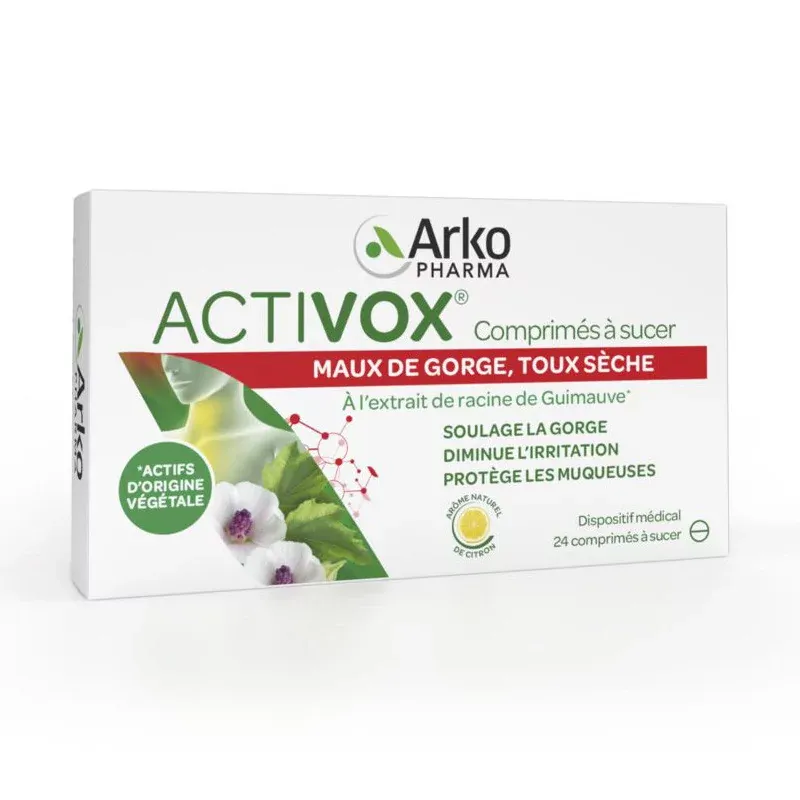 Arkopharma Activox Citron 24 comprimés à sucer - Univers Pharmacie Arkopharma Activox Citron 24 comprimés à sucer - Univers Pharmacie