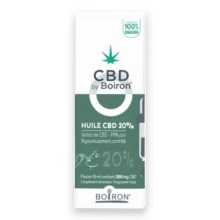 CBD by Boiron Huile CBD 20% 15ml - Univers Pharmacie