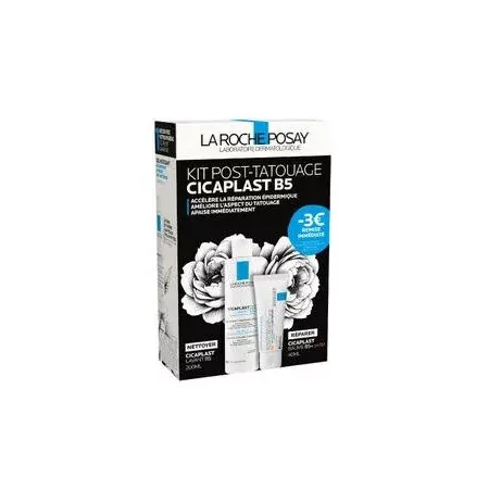 La Roche Posay Kit Post-tatouage Cicaplast B5+ SPF50 - Univers Pharmacie