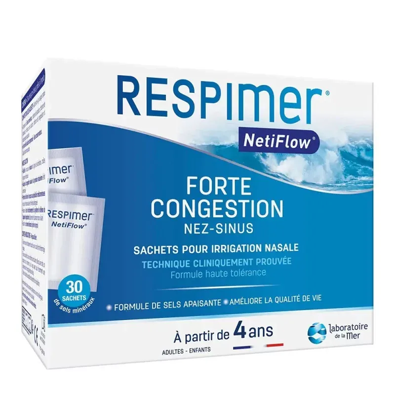 Respimer NetiFlow Forte Congestion 30 sachets - Univers Pharmacie