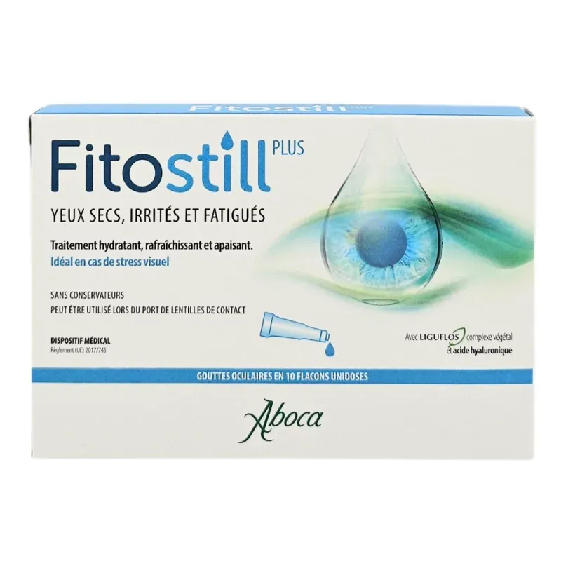 Fitostill Plus Gouttes Oculaires 10 flacons unidoses - Univers Pharmacie