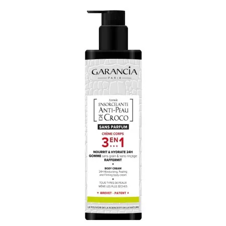 Garancia [Ensorcelante Anti-peau de Croco] Crème Corps 3en1 400ml - Univers Pharmacie