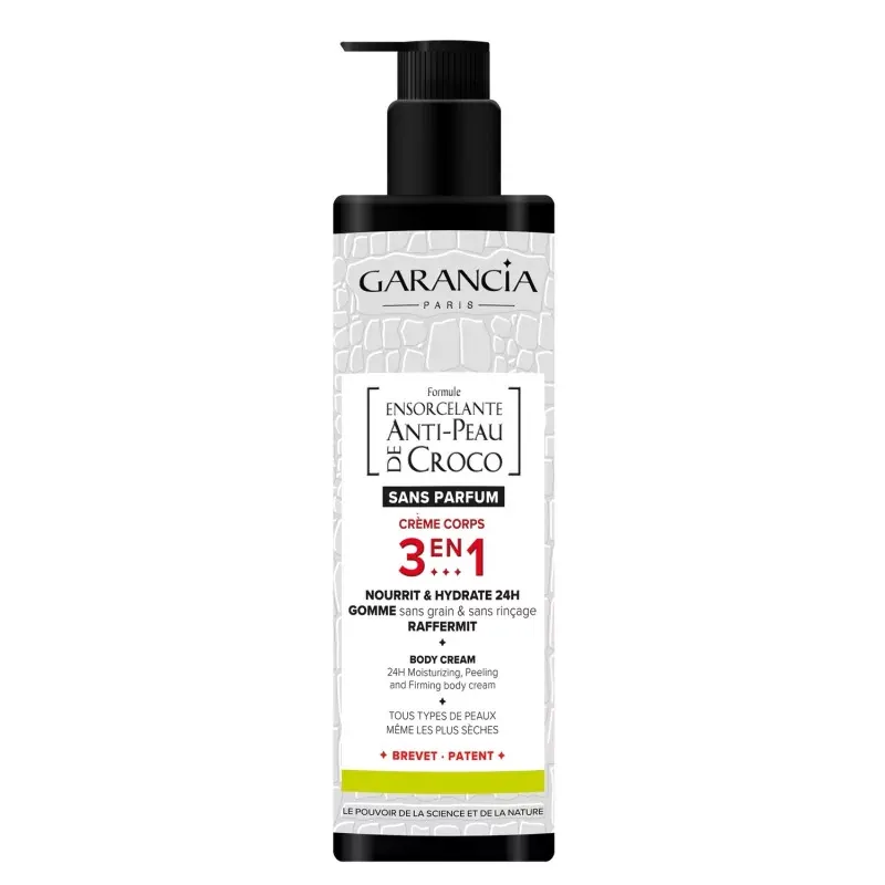 Garancia [Ensorcelante Anti-peau de Croco] Crème Corps 3en1 400ml - Univers Pharmacie