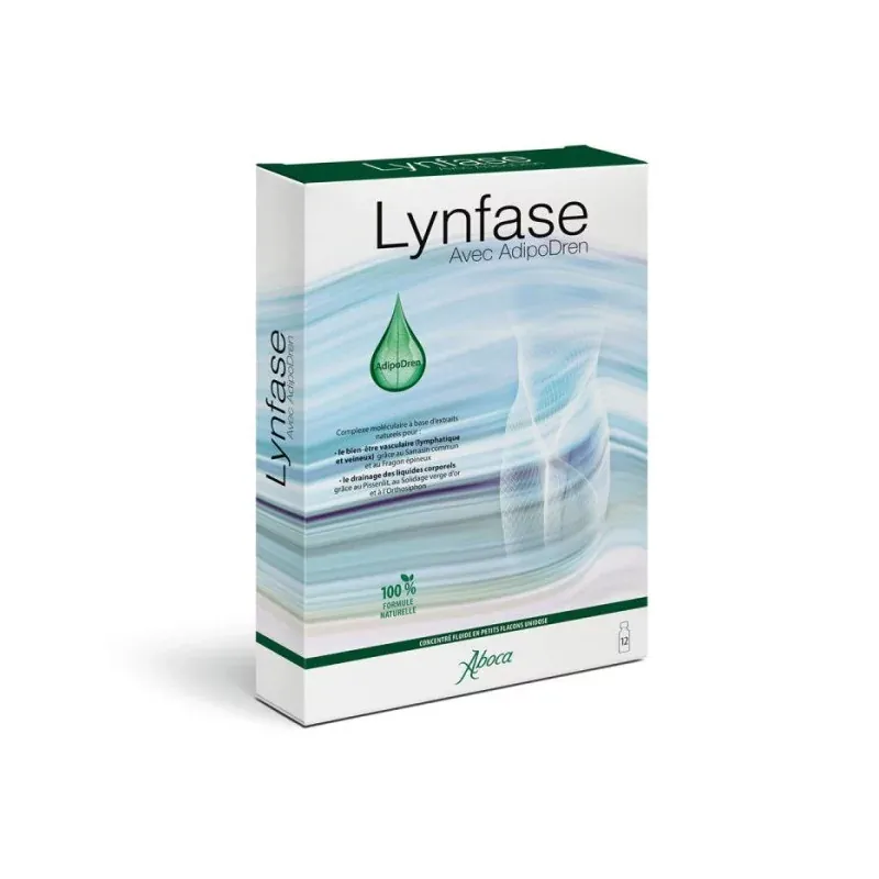 Aboca Lynfase avec AdipDren Unidose 15g X12 - Univers Pharmacie