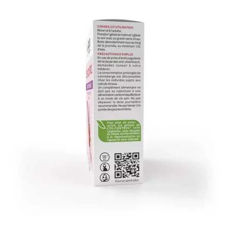 Cys-Control Confort Urinaire Arkopharma 20 gélules - côté 1