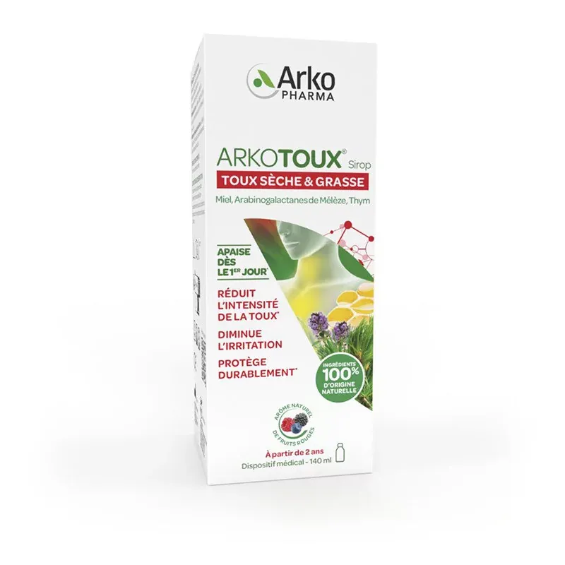 Arkopharma ArkoToux Sirop 140ml - Univers Pharmacie Arkopharma ArkoToux Sirop 140ml - Univers Pharmacie
