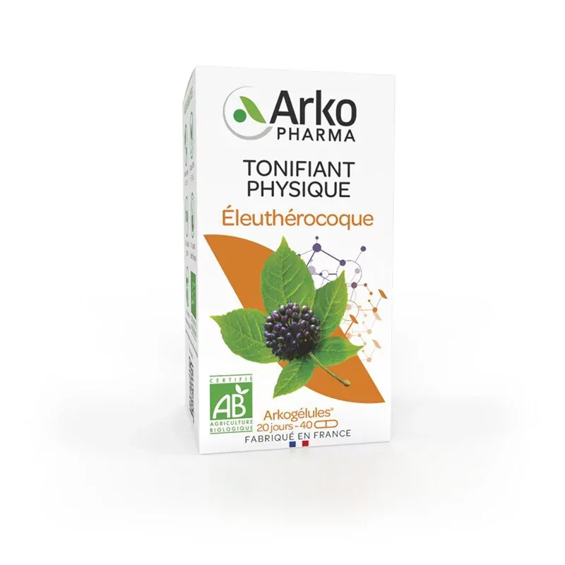 Arkopharma Arkogélules Eleuthérocoque 40 gélules - Univers Pharmacie Arkopharma Arkogélules Eleuthérocoque 40 gélules - Univers Pharmacie