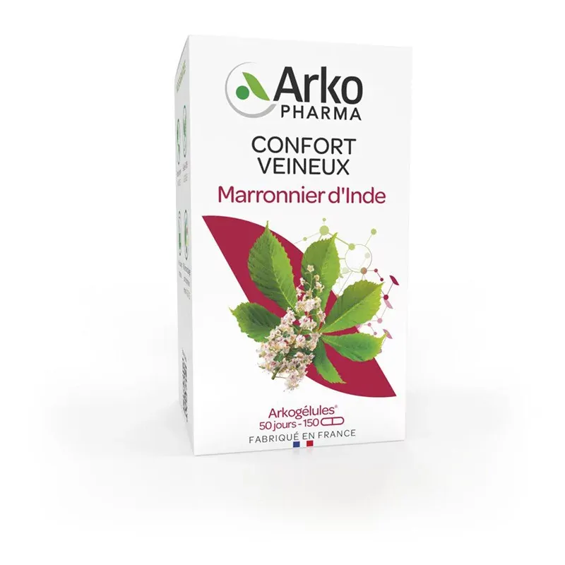 Arkopharma Arkogélules Bio Marronnier d'Inde 150 gélules - Univers Pharmacie